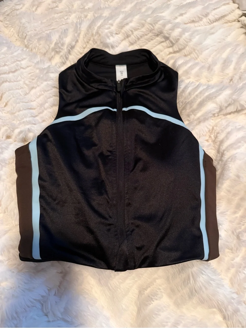 lululemon athletica Satin Shine Full-Zip Tank *Stripe